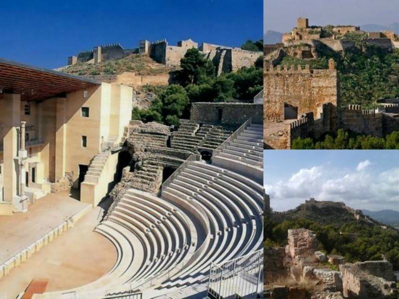 se rompia en pedazos sobre la arena y sobre el mar